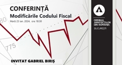 Conferința explicativă asupra modificărilor Codului Fiscal începând cu data de 1 ianuarie 2024